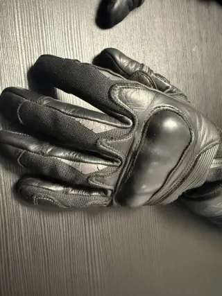 Guantes de piel para moto XL Marca rainers