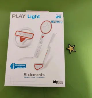 Pack accesorios Wii con luz (roja)