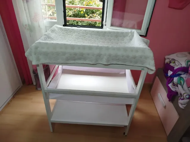 Cambiador bebé blanco
