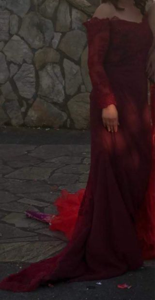 Vestido fiesta pedrería talla 40