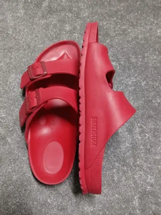 Sandalias Birkenstock Rojas Mujer