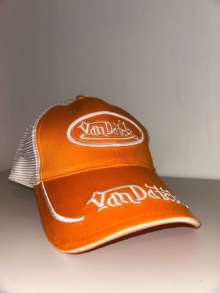 Berretto Von Dutch Arancione con Rete Unisex
