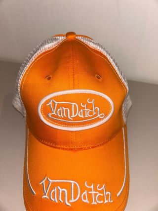 Berretto Von Dutch Arancione con Rete Unisex