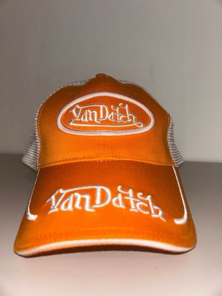 Berretto Von Dutch Arancione con Rete Unisex