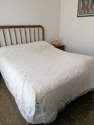 Colcha Matrimonio  de Ganchillo.