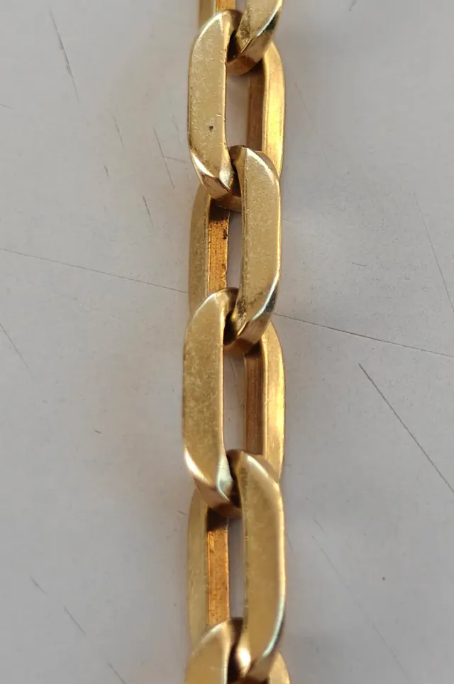 Cadena forzada oro 18k