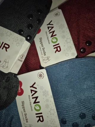 Tres pares de Calcetines YANOIR Antideslizantes Mu