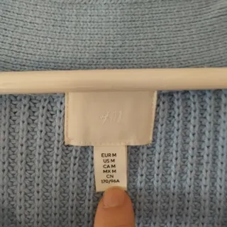 Cárdigan H&M Celeste