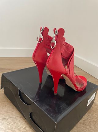 Sandalias rojas Miss Sixty Talla 40