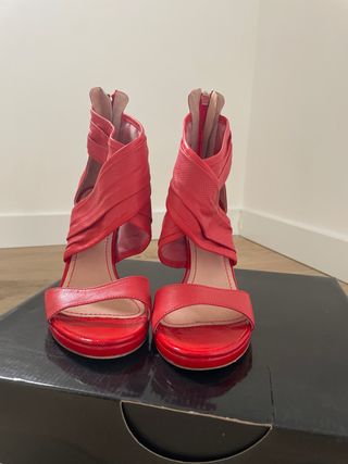 Sandalias rojas Miss Sixty Talla 40