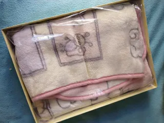 Manta de cuna suave con diseño