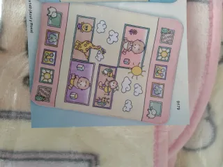 Manta de cuna suave con diseño