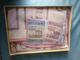 Manta de cuna suave con diseño