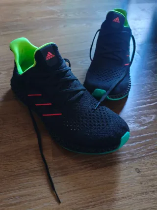 Zapatillas Adidas Negras y Verdes