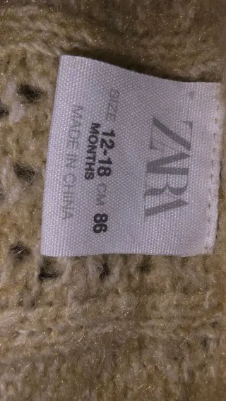 Casaco Zara menina 12-18 meses