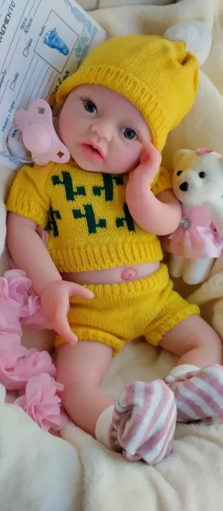 Bebé Reborn Silicona Completa 39cm