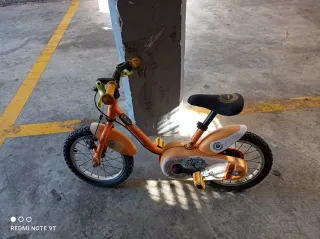 Bicicleta infantil naranja Btwin
