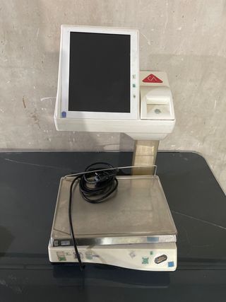 Báscula TPV CAS Plata/Blanco VARÍAS UND