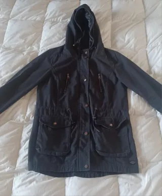 Parka Piumino Giubbotto Giaccone Blu Scuro Only