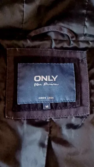 Parka Piumino Giubbotto Giaccone Blu Scuro Only