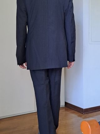 Completo uomo classico tg.52 pura lana vergine