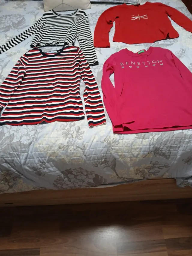 Lote 4 Camisetas Manga Larga Talla 13-14