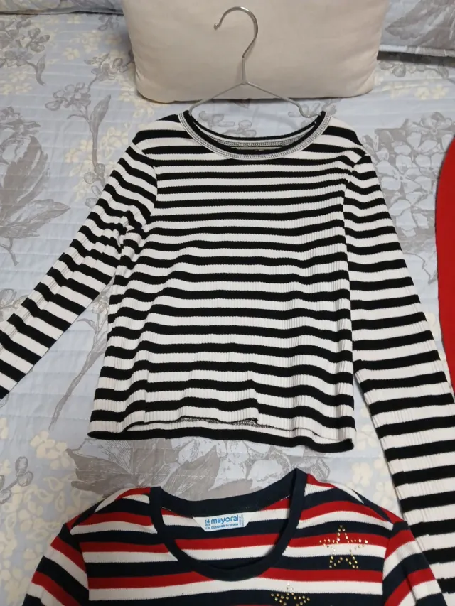 Lote 4 Camisetas Manga Larga Talla 13-14