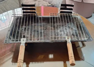 Mini barbacoa de mesa metal