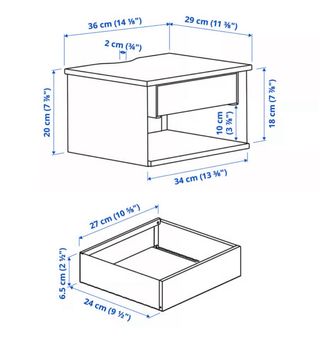 Mesita Noche STOMSÖ IKEA