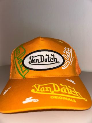 Berretto Von Dutch Arancione Unisex Nuovo