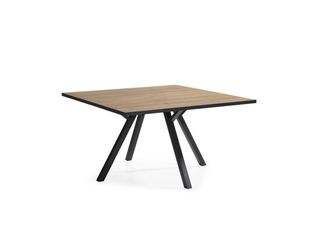 Mesa Comedor Roble Negro Cuadrada