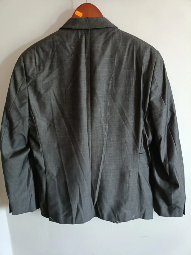Chaqueta de traje gris