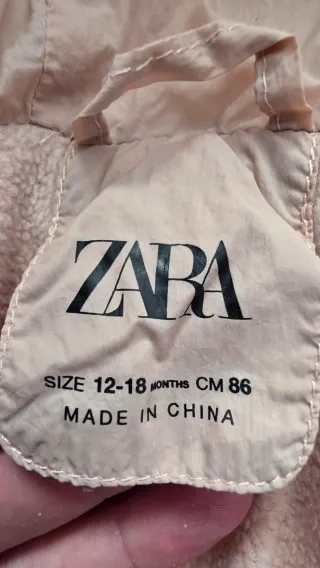 Casaco Zara menina 12-18 meses