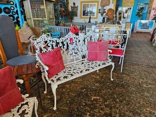 Bancos de ferro para jardim