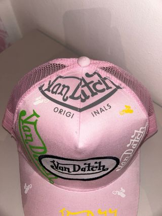 Berretto Van Dutch Rosa Unisex Nuovo