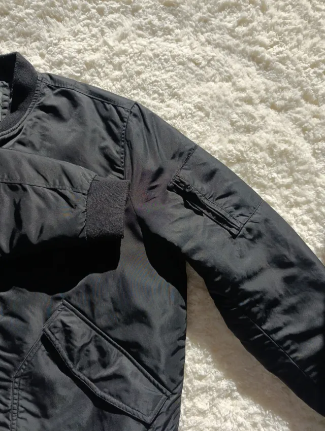 Chaqueta bomber negra Primark