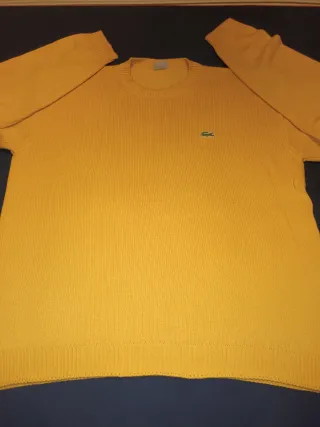 Jersey Lacoste Amarillo Talla M