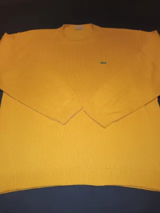 Jersey Lacoste Amarillo Talla M