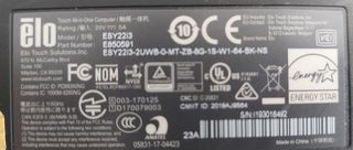 TPV ELO Touch All-in-One averiado ESY22i3 E850591