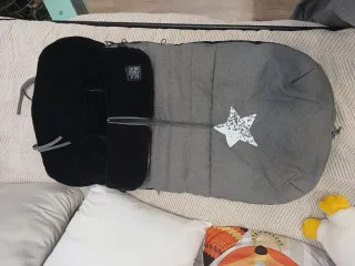 Saco Carro Bebé Jane Gris Estrella