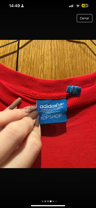 Sudadera Adidas Topshop Edición Especial Talla L