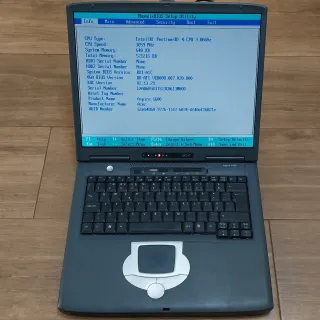 Portátil Retro Acer Aspire 1600 Pentium 4