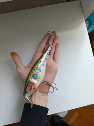 Señuelo de pesca de trucha para lucio