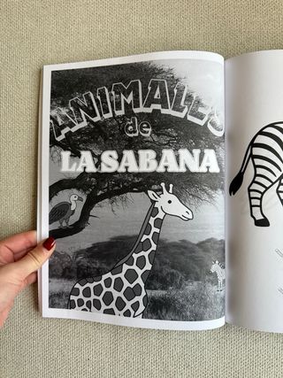 Escribe y colorea: Animales del mundo
