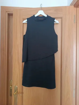 Vestido mini negro Zara nuevo con etiqueta
