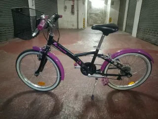 Bicicleta infantil BTWIN morada