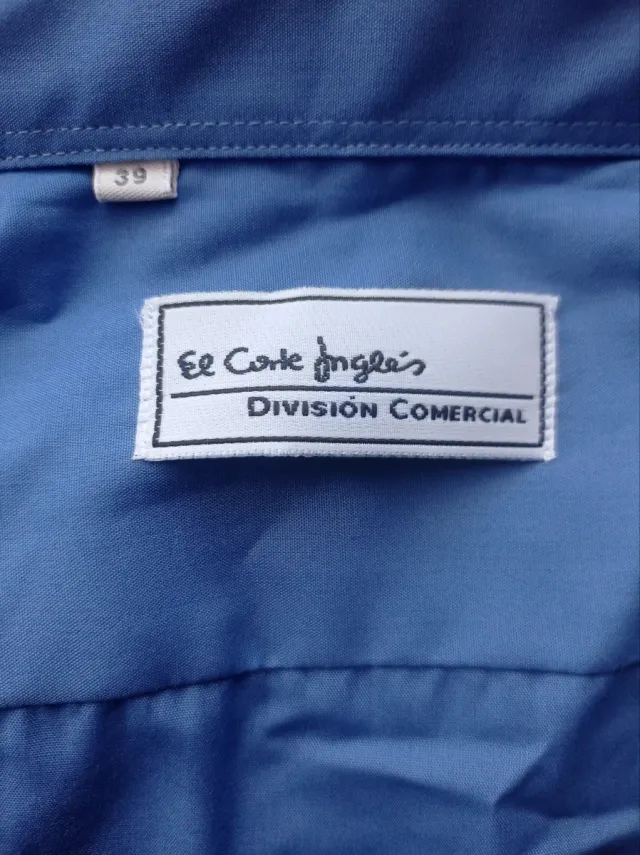2 Camisas El Corte Inglés Azul Talla 39