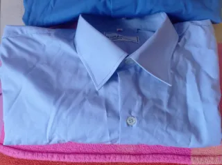 2 Camisas El Corte Inglés Azul Talla 39