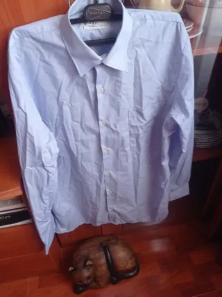 2 Camisas El Corte Inglés Azul Talla 39