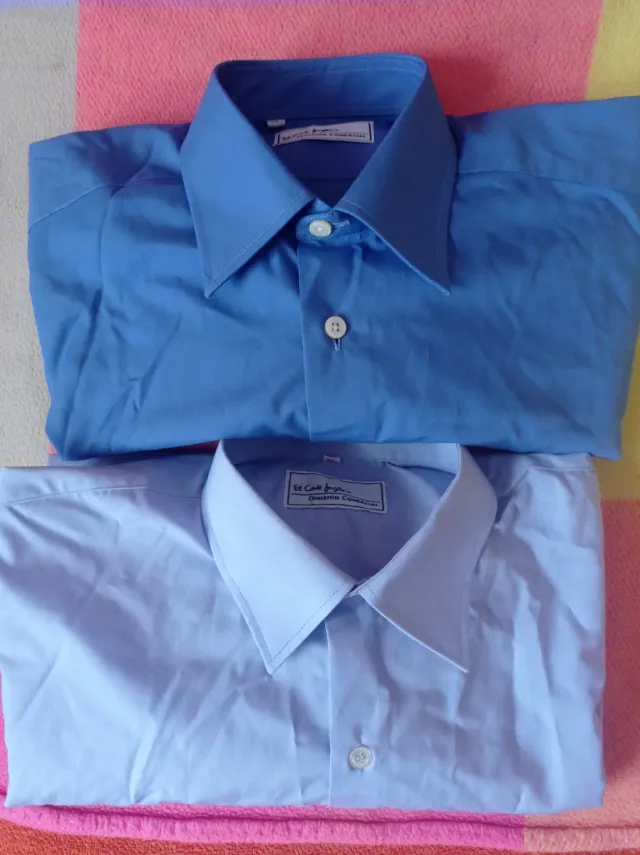 2 Camisas El Corte Inglés Azul Talla 39